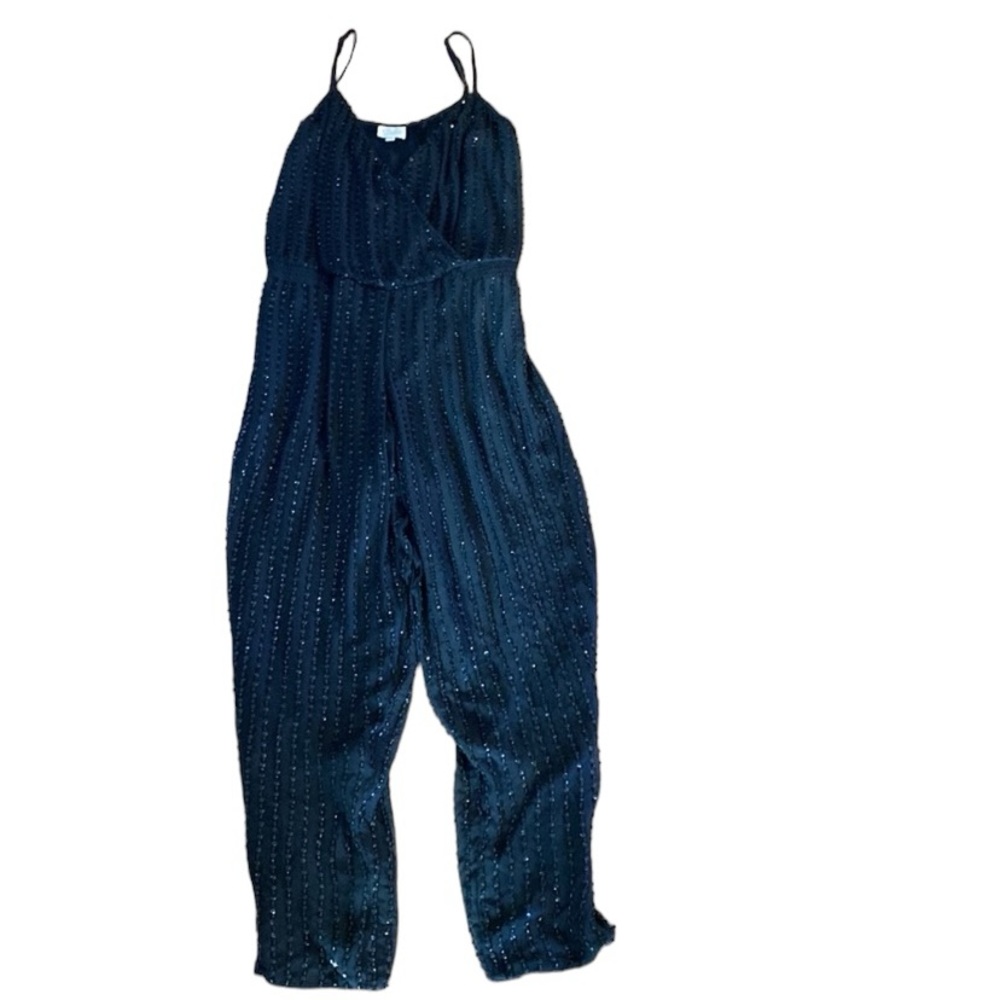 Parker Spaghetti Strap Beaded Jumpsuit